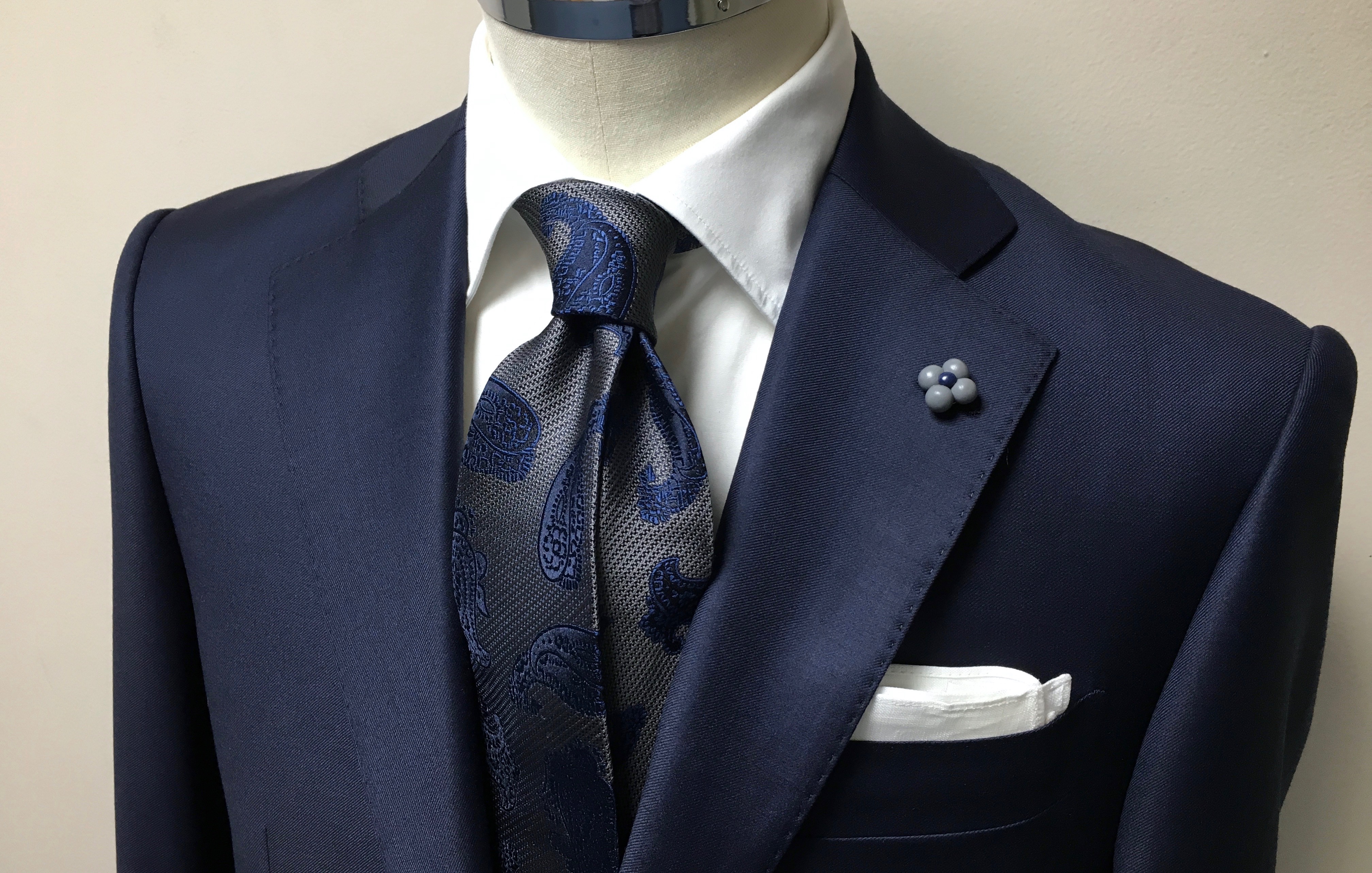 オーダースーツ☆DORMEUIL/ドーメル『EXEL BLUE/エクセル ブルー