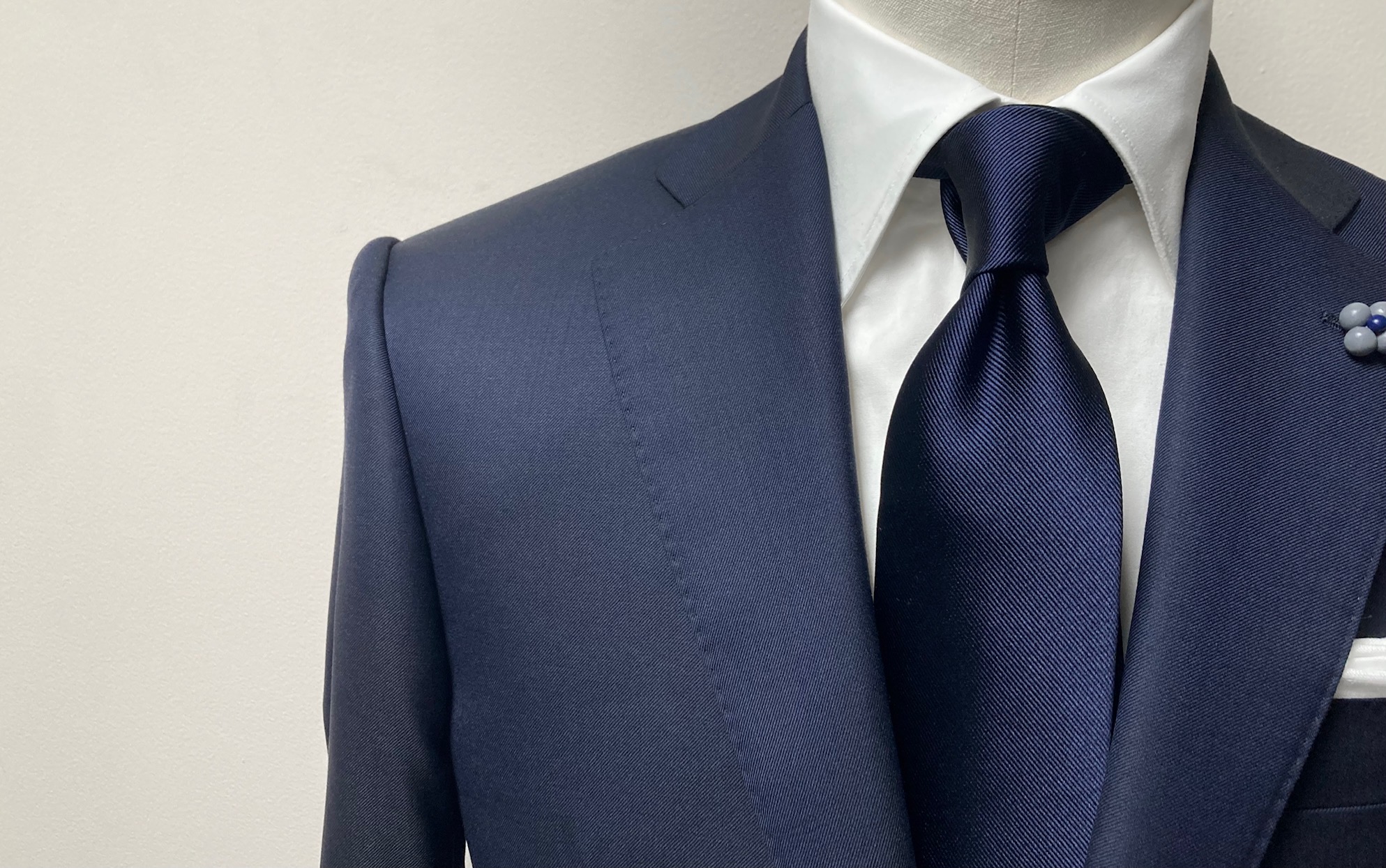 オーダースーツ☆TALLIA DI DELFINO/タリア・ディ・デルフィノ☆ダークネイビー