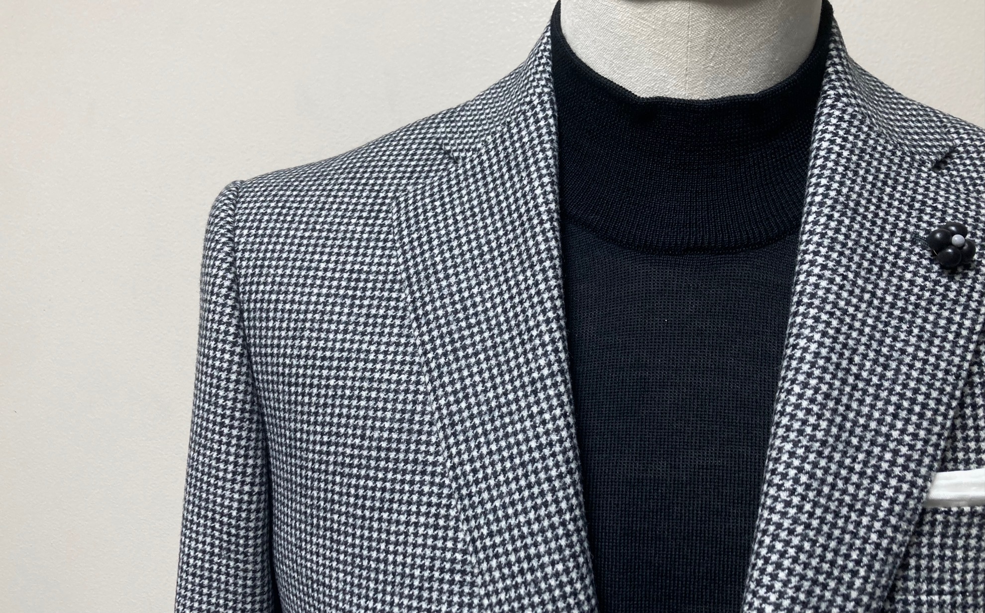 オーダージャケット☆CANONICO/カノニコ☆千鳥格子×フランネル