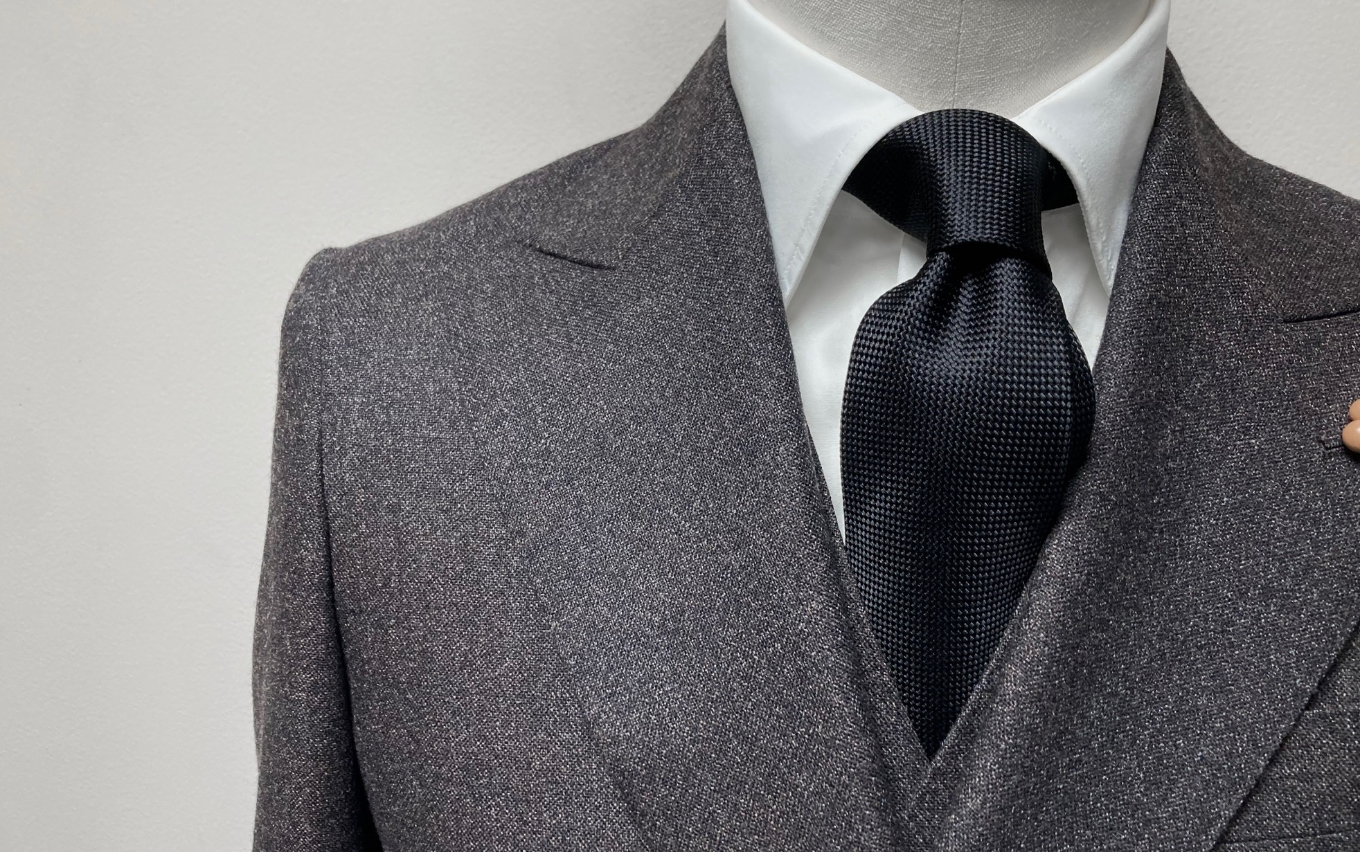 Wオーダースリーピース☆スペアスラックス付☆ブラウン×メランジ