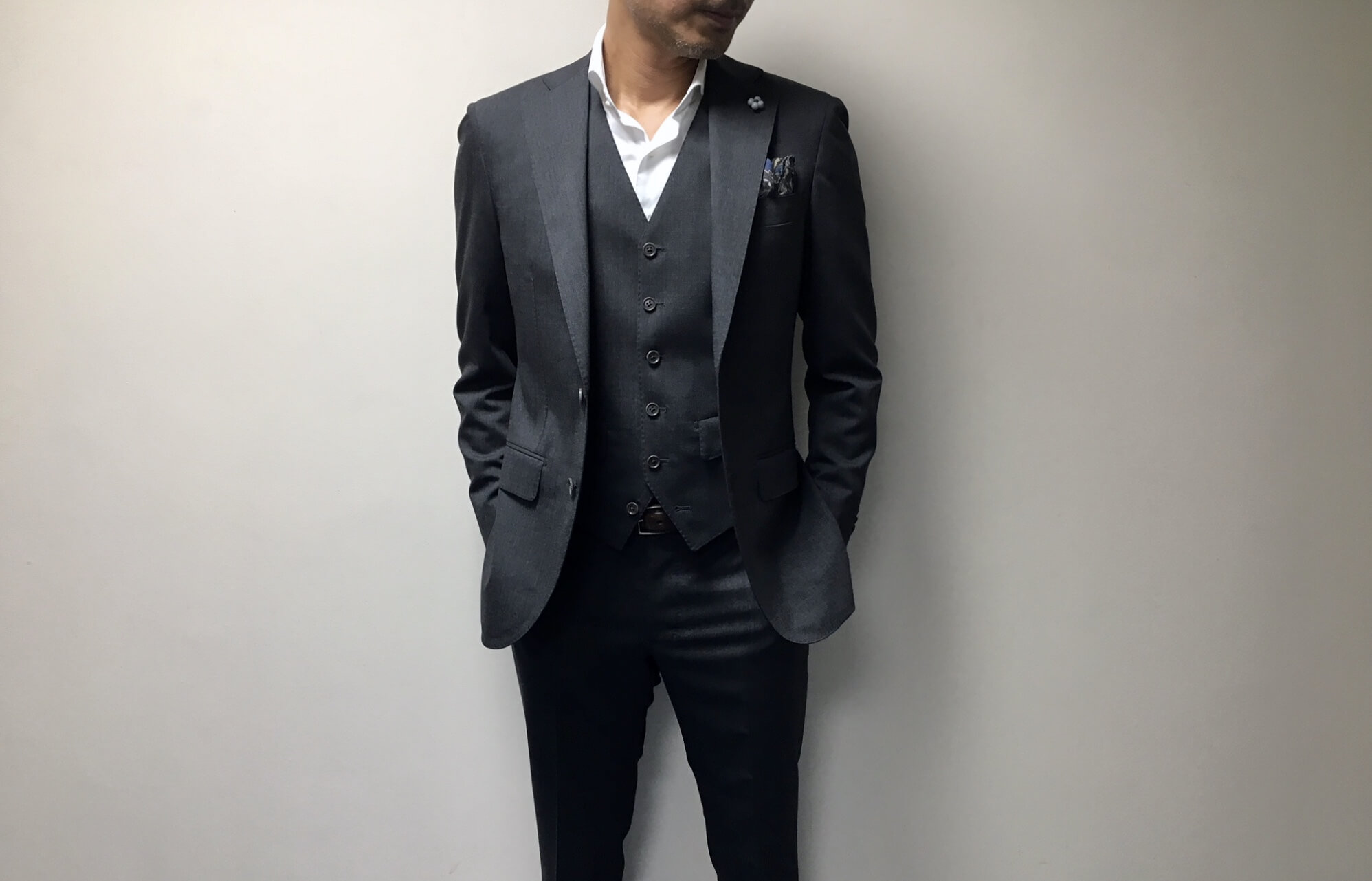 名古屋CENTO☆2026年版・知的に着こなすベスト付スーツ☆スリーピースの魅力と着こなし方